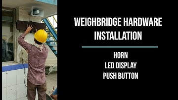 Weighbridge Automation Installation