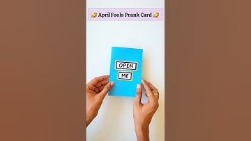 🤣Best Aprilfools card making 🎊 , how to make pop up card