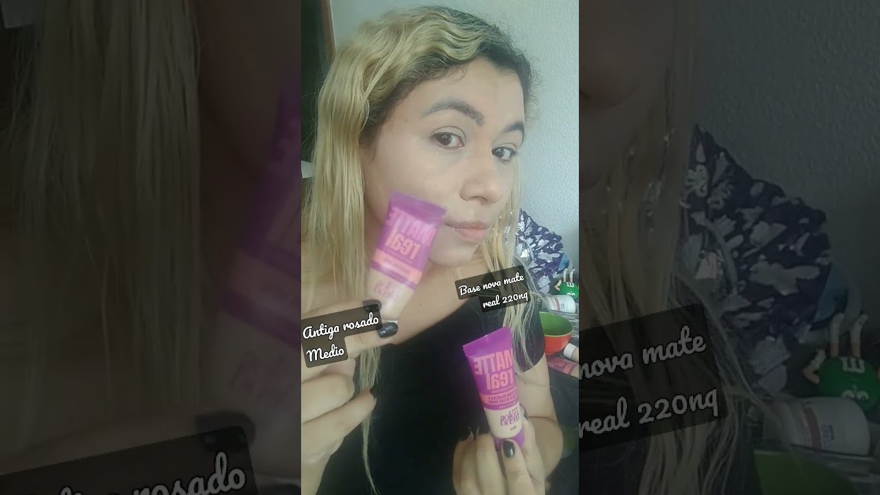 base mate real Avon 220nq atual e antiga rosado médio