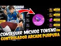 CONSEGUIR MUCHOS TOKENS controlador arcade púrpura || INTERCAMBIO SHIBA || Tokens ARCADE PURPURA 🔥