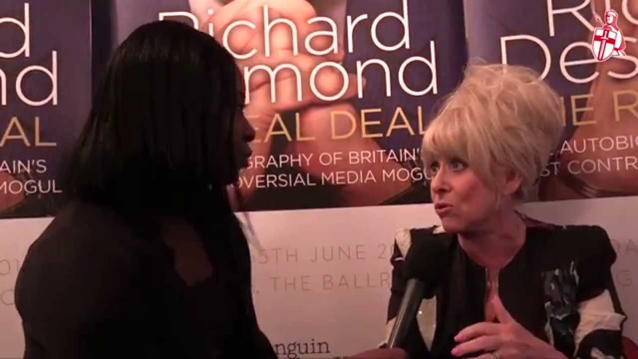 Barbara Windsor interview at Richard Desmond's book launch