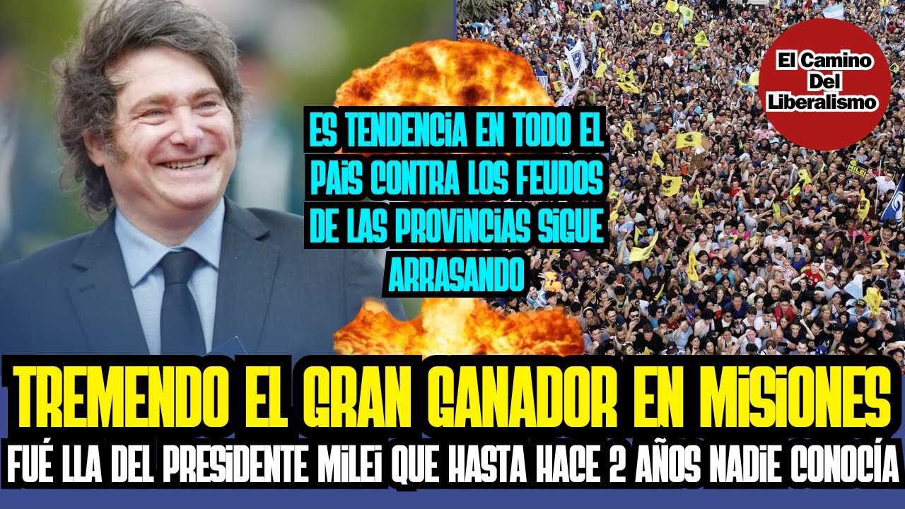 Tremendo LA LIBERTAD AVANAZA arrasó en Misiones, en una elección contra todo los pronosticos