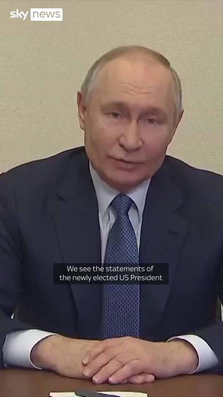 Vladimir Putin congratulates Donald Trump