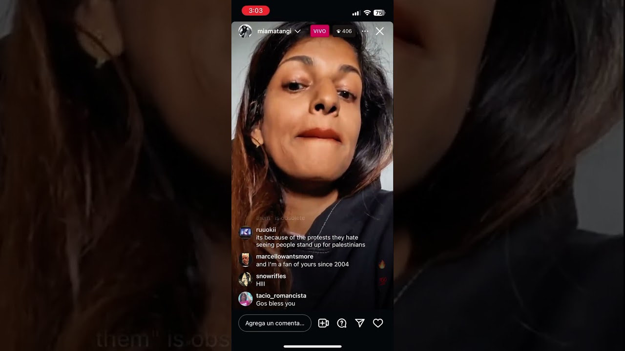 M.I.A. Full Instagram live 7/08/2024
