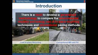 Pavement Life-Cycle Assessment (LCA) for Asphalt Recycling: LCA Webinar - Rilem TC 264 RAP (Part 5)