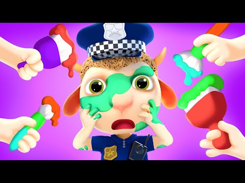 Police Officer - Baby's Helper | Funny Cartoon Kids Adventures | Dolly and Friends 3D