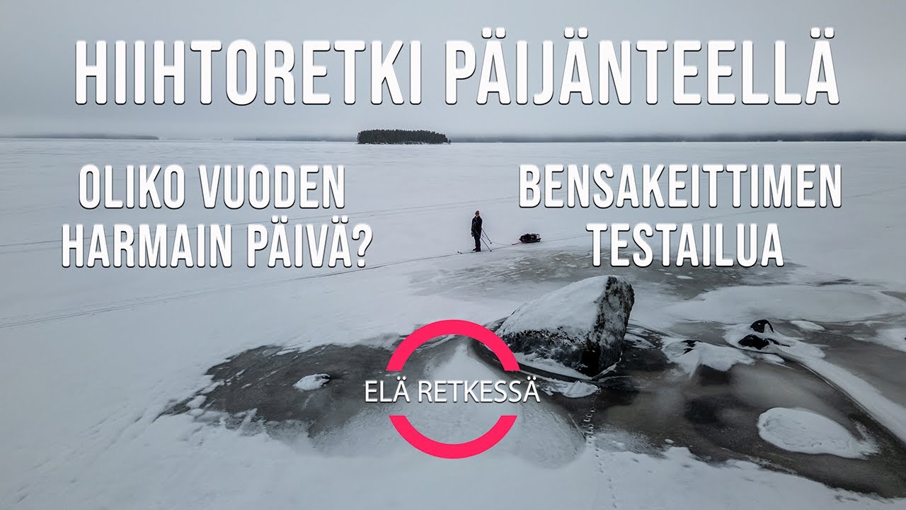 Päiväretki Päijänteellä - Jäätilanne oli arvoitus