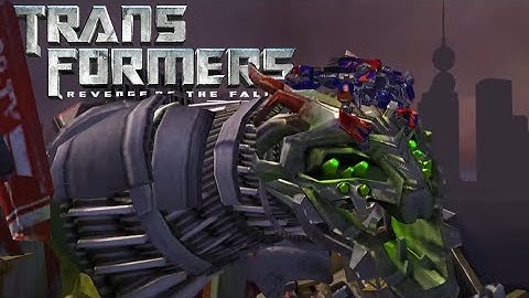 Devastator Destroys Shanghai - Transformers RotF Wii