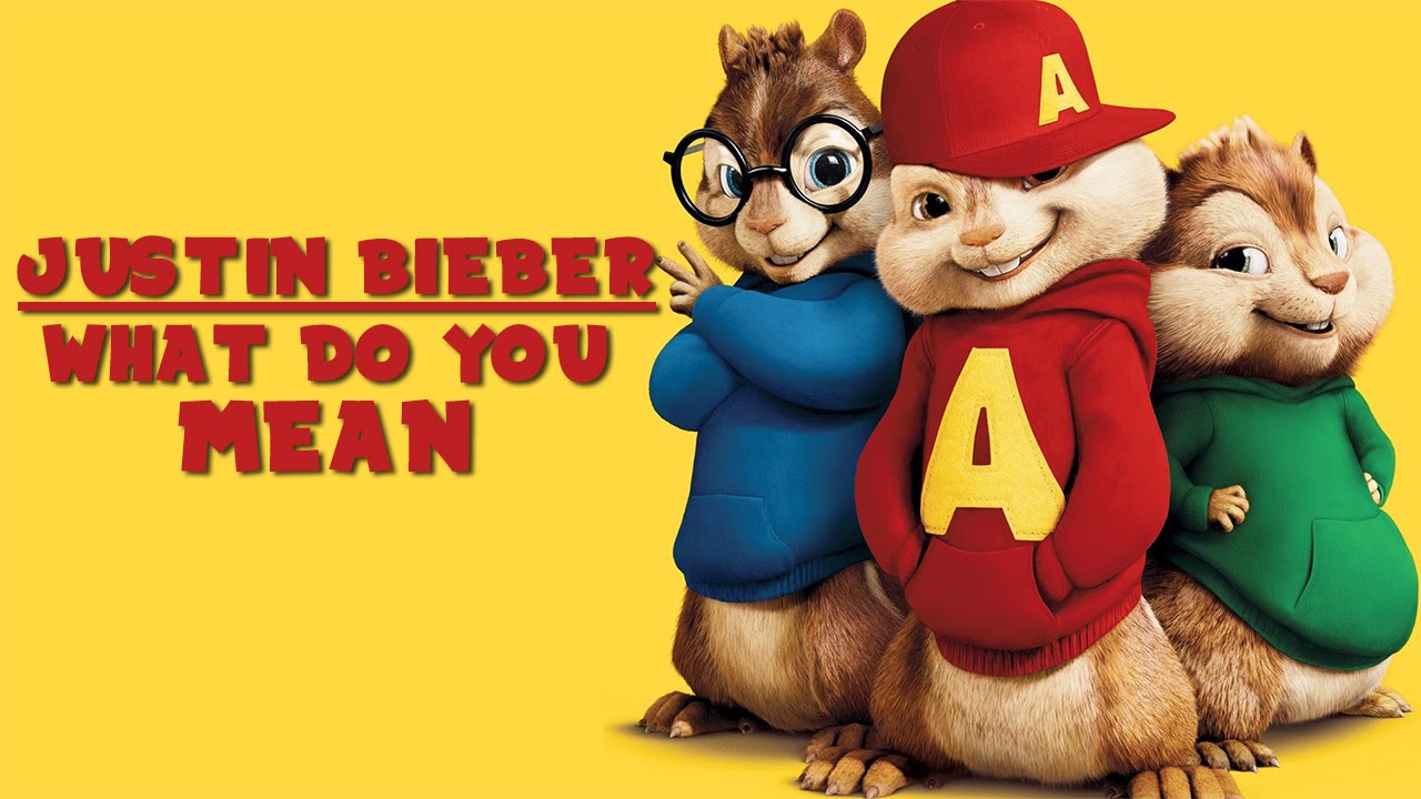Justin Bieber-  What do you mean | Alvin and The Chipmunks Cover |