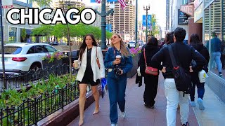 CHICAGO Walking Tour  State Street & Rush Street on Cinco De Mayo | May 5, 2024 | 4k Video