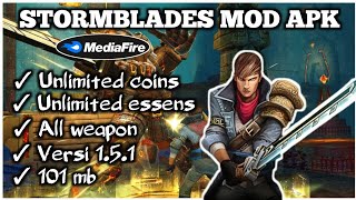 Stormblades Mod Apk Terbaru Versi 1.5.1 || All Weapons screenshot 4