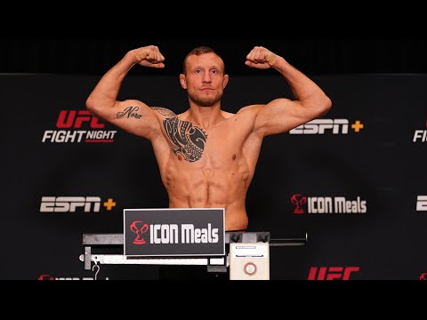 Hermansson vs Pyfer Fighter Weigh-Ins  UFC Vegas 86