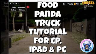 Diesel n' Steel (Food Panda Truck Sticker Tutorial for CellPhone, Iphone, Ipad &amp; PC)