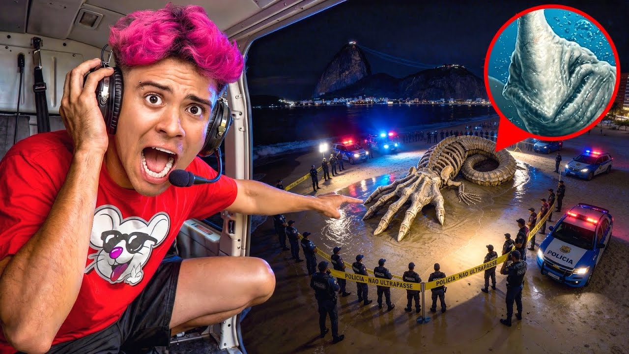 O DRONE FILMOU O HAND SEA MONSTER NA LAGOA AMALDIÇOADA…