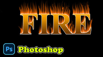 Fire text Effect   l  Photoshop Tutorial   l Nenasala Academy