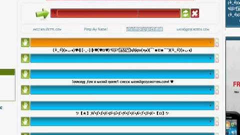 How to make you name cool on Xat