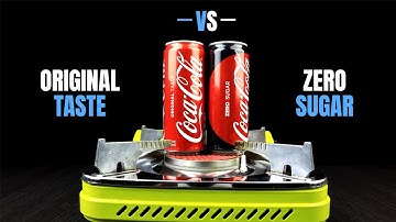 COCA COLA VS COCA COLA ZERO - Sugar in Coke Experiment
