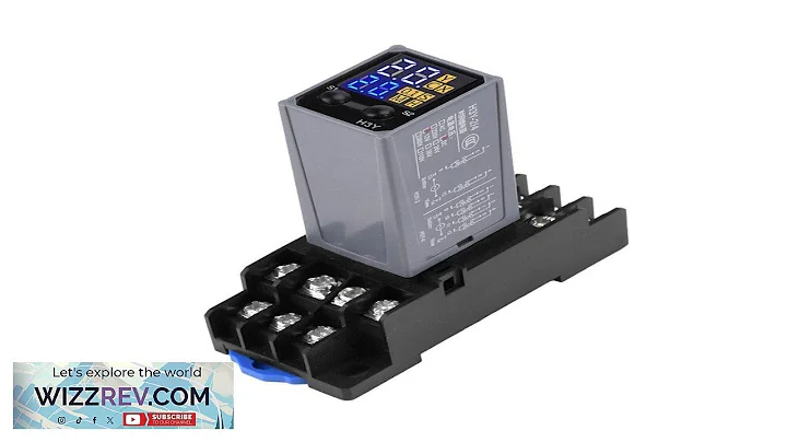 H3Y-4 Adjustable Time Relay 14 Pin LCD Digital Display DC 12V 24V Review