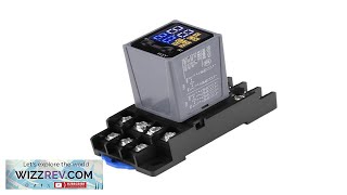 H3Y 4 Adjustable Time Relay 14 Pin LCD Digital Display DC 12V 24V Review
