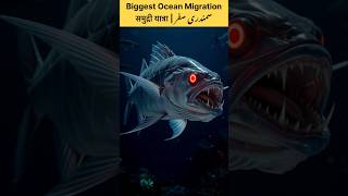 Biggest daily migration in oceans😱!Samundar ki sabse badi daily migration #mindteaser #seamigration