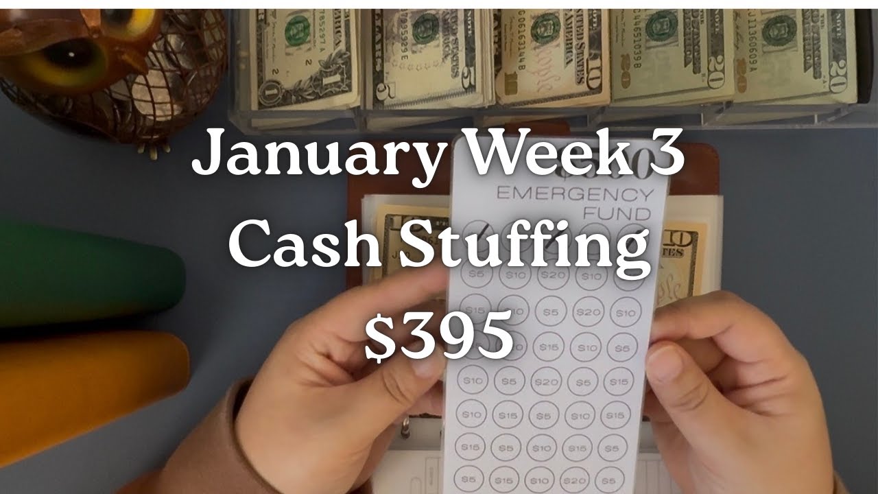 Cash Stuffing $395 - January Week 3