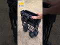 🎉 SKŁADANY WÓZEK TRANSPORTOWY – NIEZAWODNY TOWARZYSZ TWOICH WYPRAW! 🌞🌿🚜