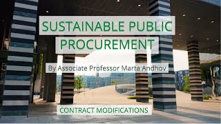 13 - Contract modifications