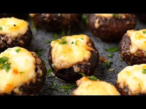 Easy Cheese Stuffed Mushrooms Recipe