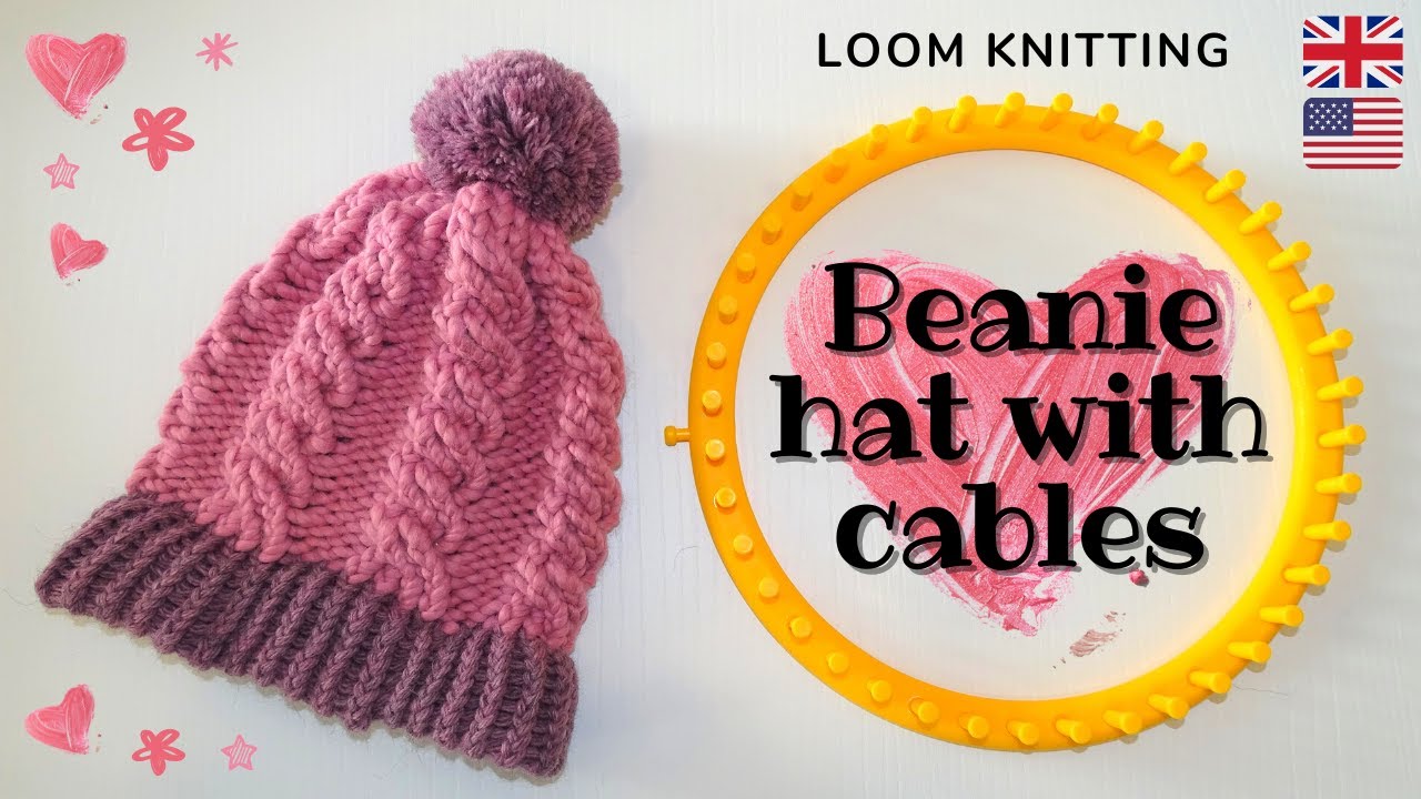 E-we's Cable Beanie – LOOM KNIT