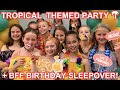 TROPICAL Themed 11th Birthday Party & BFF Sleepover Vlog | Ruby Rose UK