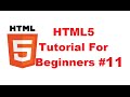 HTML5 Tutorial For Beginners 11 # HTML Tables