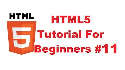HTML5 Tutorial For Beginners 11 # HTML Tables
