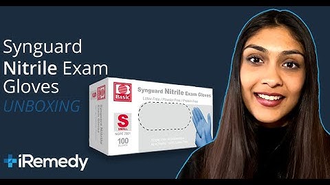 Synguard Nitrile Exam Gloves