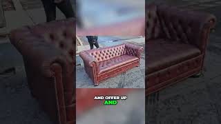 Incredible Find: Real Leather Sofa for Just $150