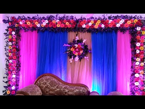 wonderful-wedding-stage-decoration-||-superb-bridal-stage-decoration-ideas-with-flowers