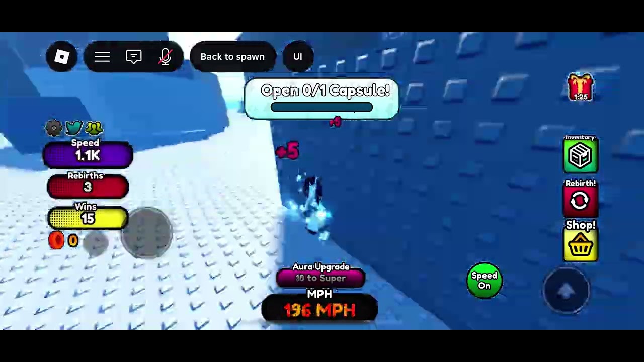 Running fast while my friend is just in the game playing