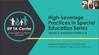 High Leverage Practices in Special Education Series - Session 2