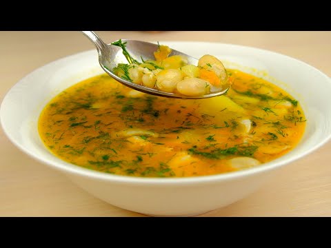 Видео рецепт Суп фасолевый с курицей