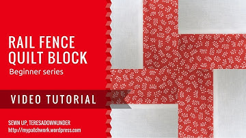 Video tutorial: Rail fence -  beginner
