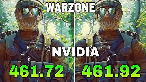 GTX 1660 | Nvidia Driver 461.72 vs 461.92 | Test in Call of Duty Warzone