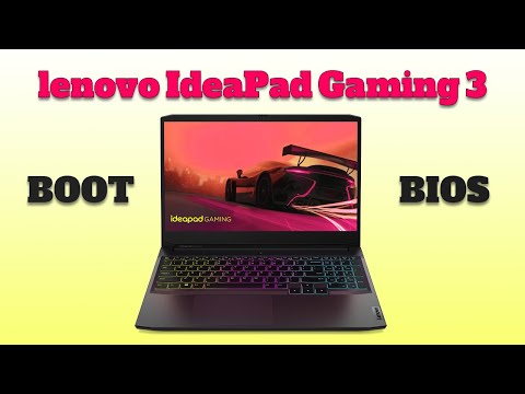 تعديل إعدادات البيوس في لابتوب Lenovo IdeaPad Gaming 3 15ACH6