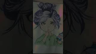 A quick artwork ⭐♥️ #shortvideo #art #drawing