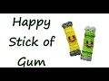 Happy Stick of Gum Tutorial by feelinspiffy (Rainbow Loom)