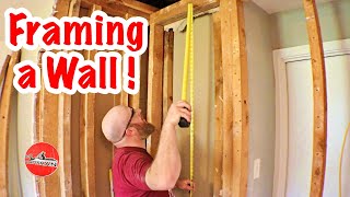 Framing a Interior Wall | Remodel Part 2