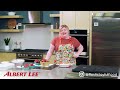 Danielle fromrusticjoyfulfood uses electroluxus  appliances to make strawberry shortbread cobbler