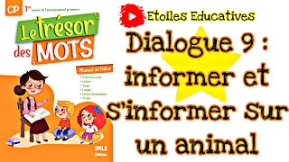 Dialogue 9 Informer Et Sinformer Sur Un Animal Le Trésor Des Mots Cp Unité 05 Le Monde Des Animaux