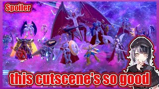 Shiori Reaction To Royal Knights Vs Chronomon Scene In Digimon Story Time Strangerhololive En