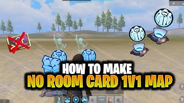 How To Make 1v1 No Room Card  | 1v1 Map Totorial Wow Map |