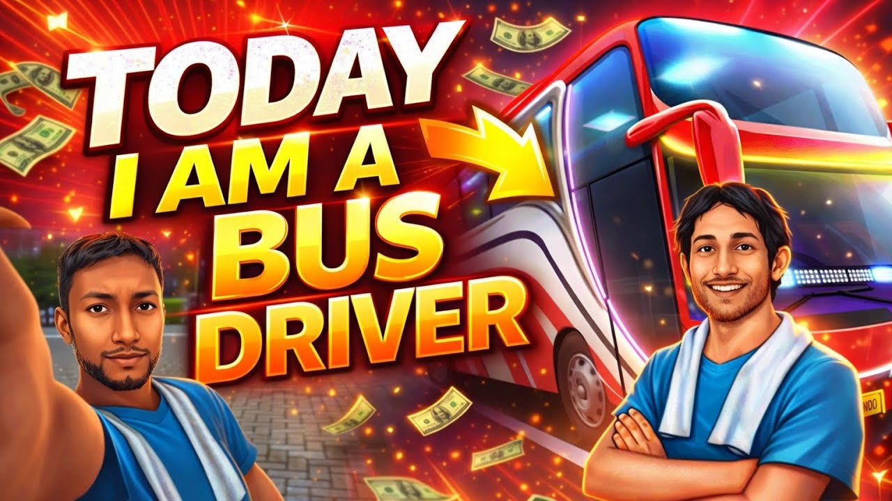 Today I Am A Bus Driver 😎 | Bus Simulator Indonesia Gameplay