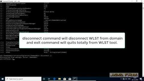 How to connect to WLST in interactive mode on Oracle Weblogic Server 12.2.1.3
